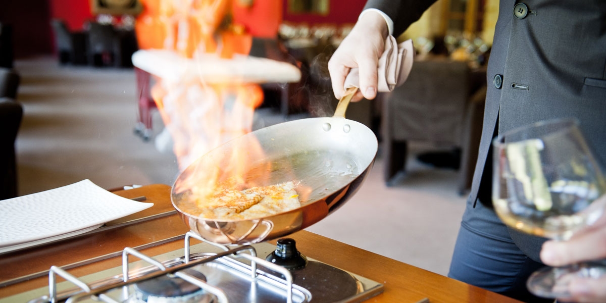 Les fameuses Crêpes Suzette