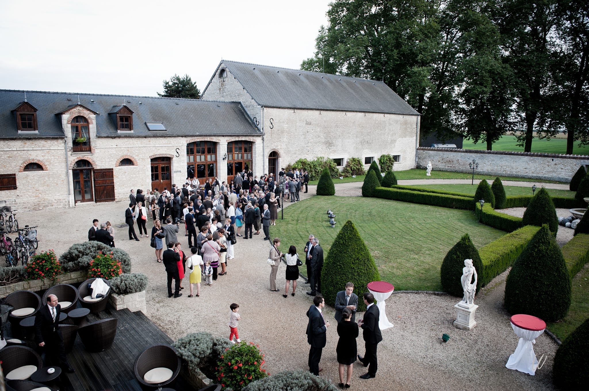 Vin d'honneur Jardin à la Française